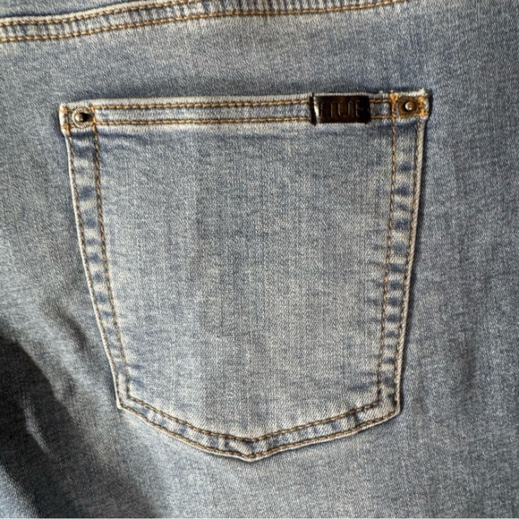 Hue Flannel Lined Denim Leggings NWT Sz 16 - Picture 9 of 16